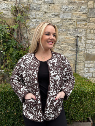 Kirsten Jacket - Bison & Oatmeal