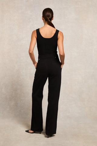 Ruby Knitted Vest Black