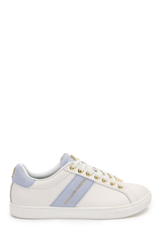 Knightsbridge Court Trainer White Smokey Blue