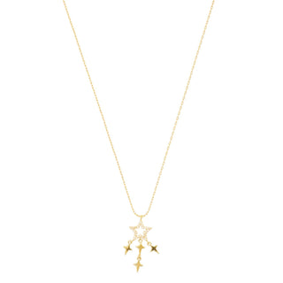 NECKLACE CONSTELLATION COLLECTION DROP STARS GOLD