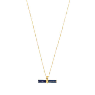 NECKLACE CONSTELLATION COLLECTION T BAR NAVY