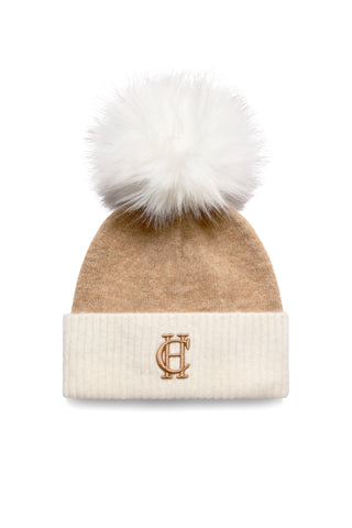 Chelsea Bobble Hat Camel