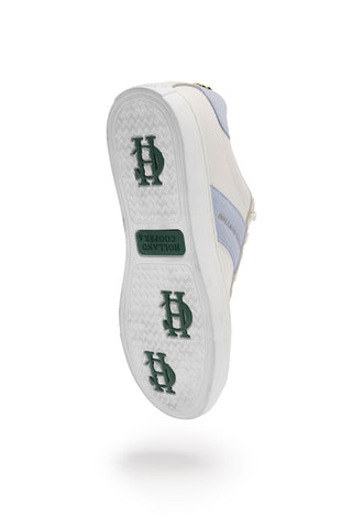 Knightsbridge Court Trainer White Smokey Blue