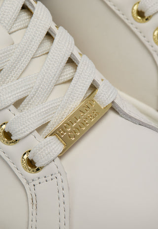 Knightsbridge Court Trainer White Smokey Blue