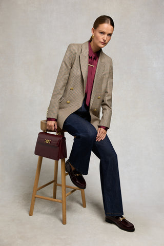 Regency Pearl Loafer Oxblood Patent