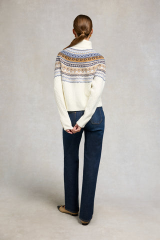 Rebecca Roll Neck Knit Natural