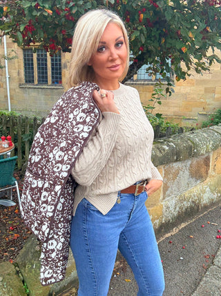 Kirsten Jacket - Bison & Oatmeal