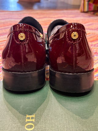 Regency Pearl Loafer Oxblood Patent