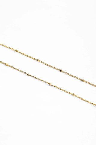 Light Pink Red Tassel and Star Gold Plated Necklace