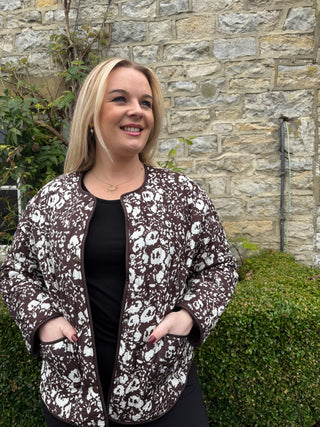 Kirsten Jacket - Bison & Oatmeal