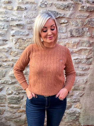 Lambswool Cable C-neck