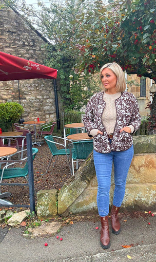 Kirsten Jacket - Bison & Oatmeal