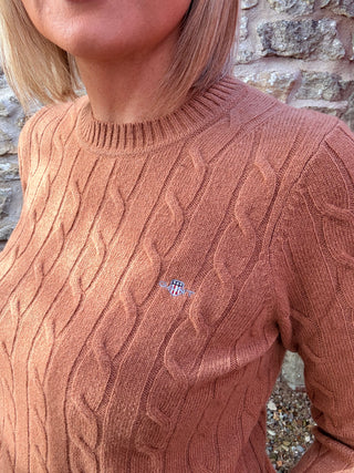 Lambswool Cable C-neck