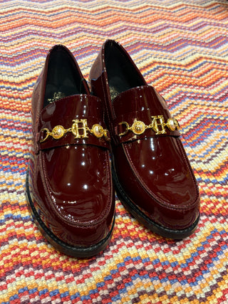 Regency Pearl Loafer Oxblood Patent