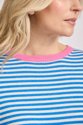 Emma boxy striped jumper