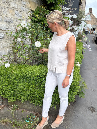 Lucie Cami Top in Natural