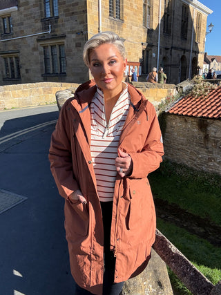 Imogen Ladies Coat - Rust