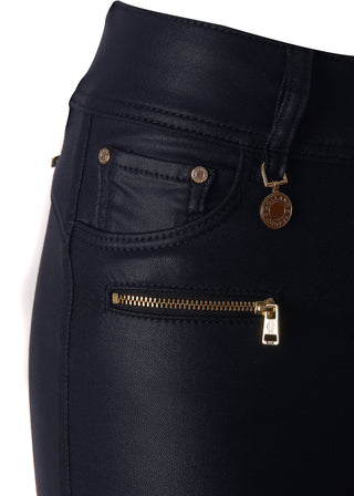 Coated Jodhpur Jean in Navy