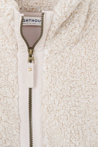 Ladies Cobh Full Zip Fleece - Irish Cream