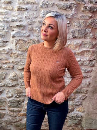 Lambswool Cable C-neck