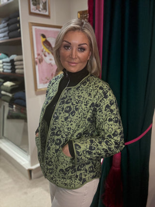 Kirsten Jacket - Khaki & BLack