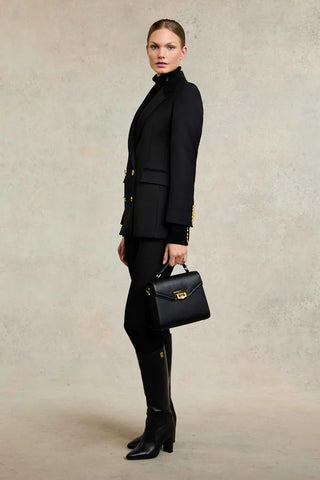 Kensington Knee Boot in Black