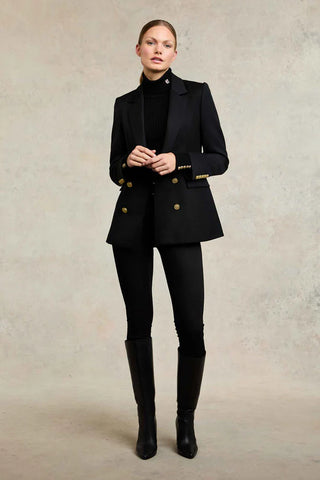 Kensington Knee Boot in Black