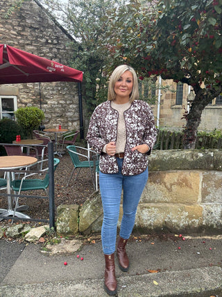 Kirsten Jacket - Bison & Oatmeal