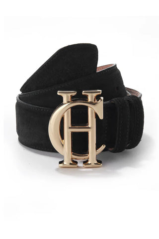 HC Classic Black Belt in Suede
