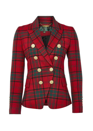 Knightsbridge Blazer Red Tartan
