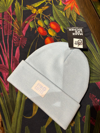 Knit Beanie in Baby Blue