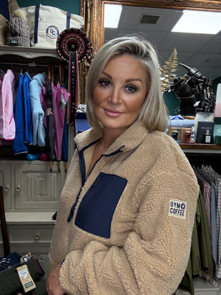 Industry Fleece Jacket in Sandstone