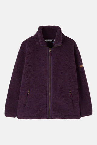 Ladies Cobh Full Zip Fleece - Cranberry
