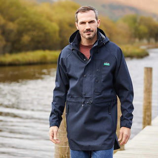 Ridgeline Mens Monsoon Light Smock Navy Marl