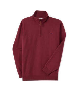 Mulyungarie 1/4 Zip Sweatshirt Red Marle