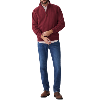 Mulyungarie 1/4 Zip Sweatshirt Red Marle