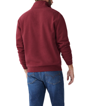 Mulyungarie 1/4 Zip Sweatshirt Red Marle