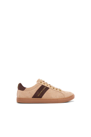 Knightsbridge Court Trainer Taupe Dark Chocolate
