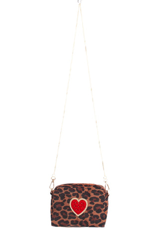 LEOPARD HEART BAG