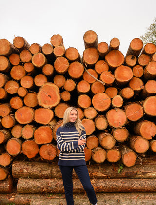 Luisa Jumper-Navy Stripe