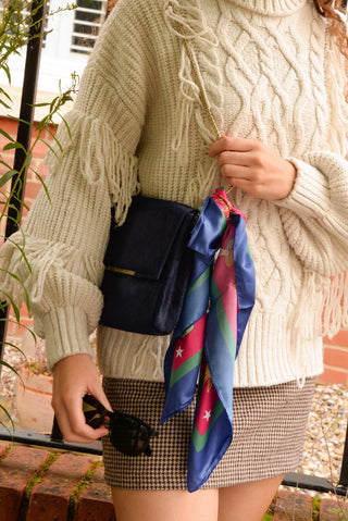 MUSHROOMS, SUN, MOON AND STARS SCARF