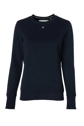 Monogram Crew Neck Sweat Ink Navy