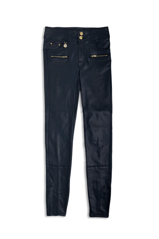 Coated Jodhpur Jean in Navy