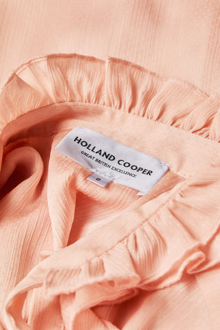 Rebecca Ruffle Blouse Blush