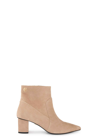 Regency Mid Ankle Boot Taupe Suede