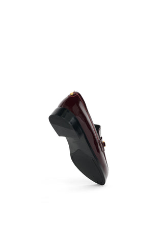 Regency Pearl Loafer Oxblood Patent