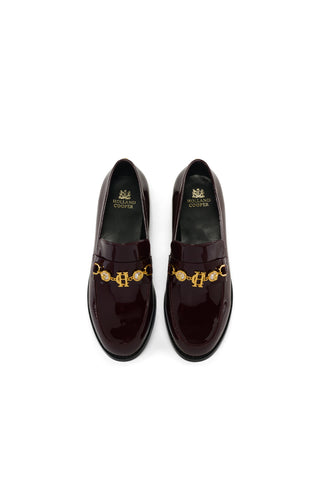 Regency Pearl Loafer Oxblood Patent