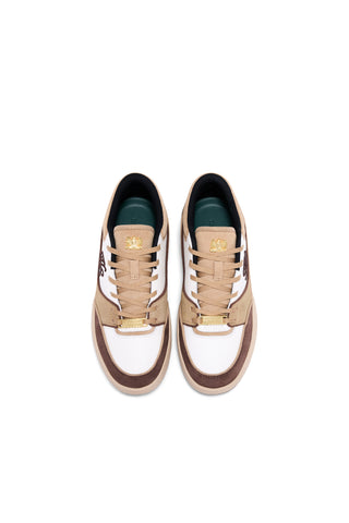 Retro Trainer Taupe Tan Nude