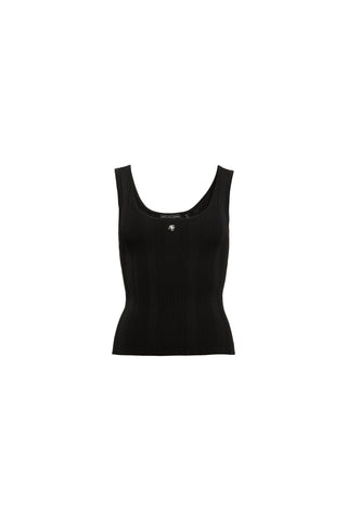 Ruby Knitted Vest Black
