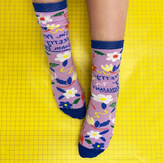 Small Talk 'I'm Pretty Damn Brilliant' Socks